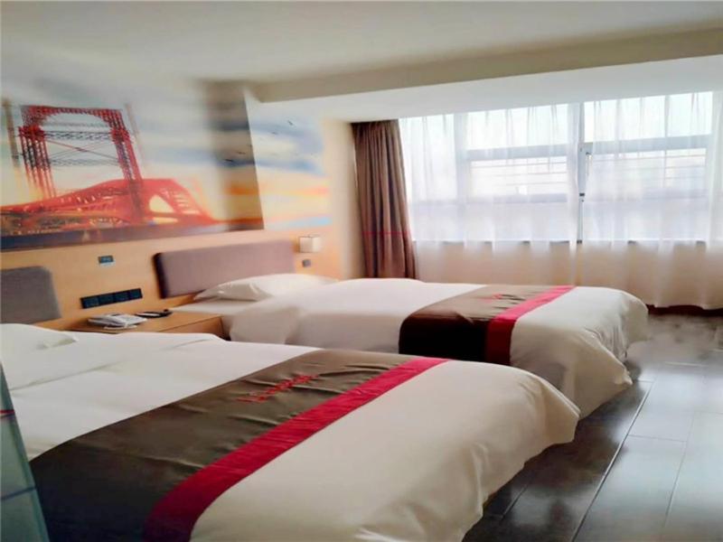 Thank Inn Plus Hotel Hebei Shijiazhuang Wuji County Bus Station Extérieur photo