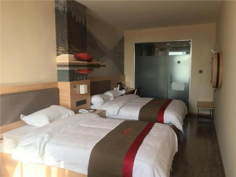 Thank Inn Plus Hotel Hebei Shijiazhuang Wuji County Bus Station Extérieur photo